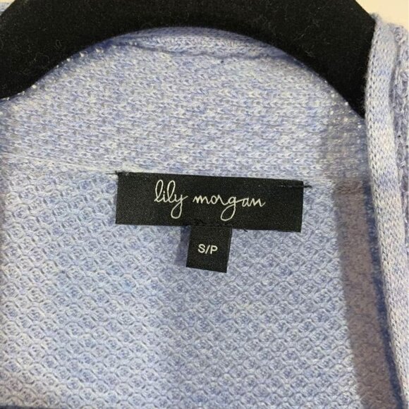 𝅺WOMAN’S light blue long cardigan. Waffle knit. Size small. Front pockets. - Picture 5 of 7